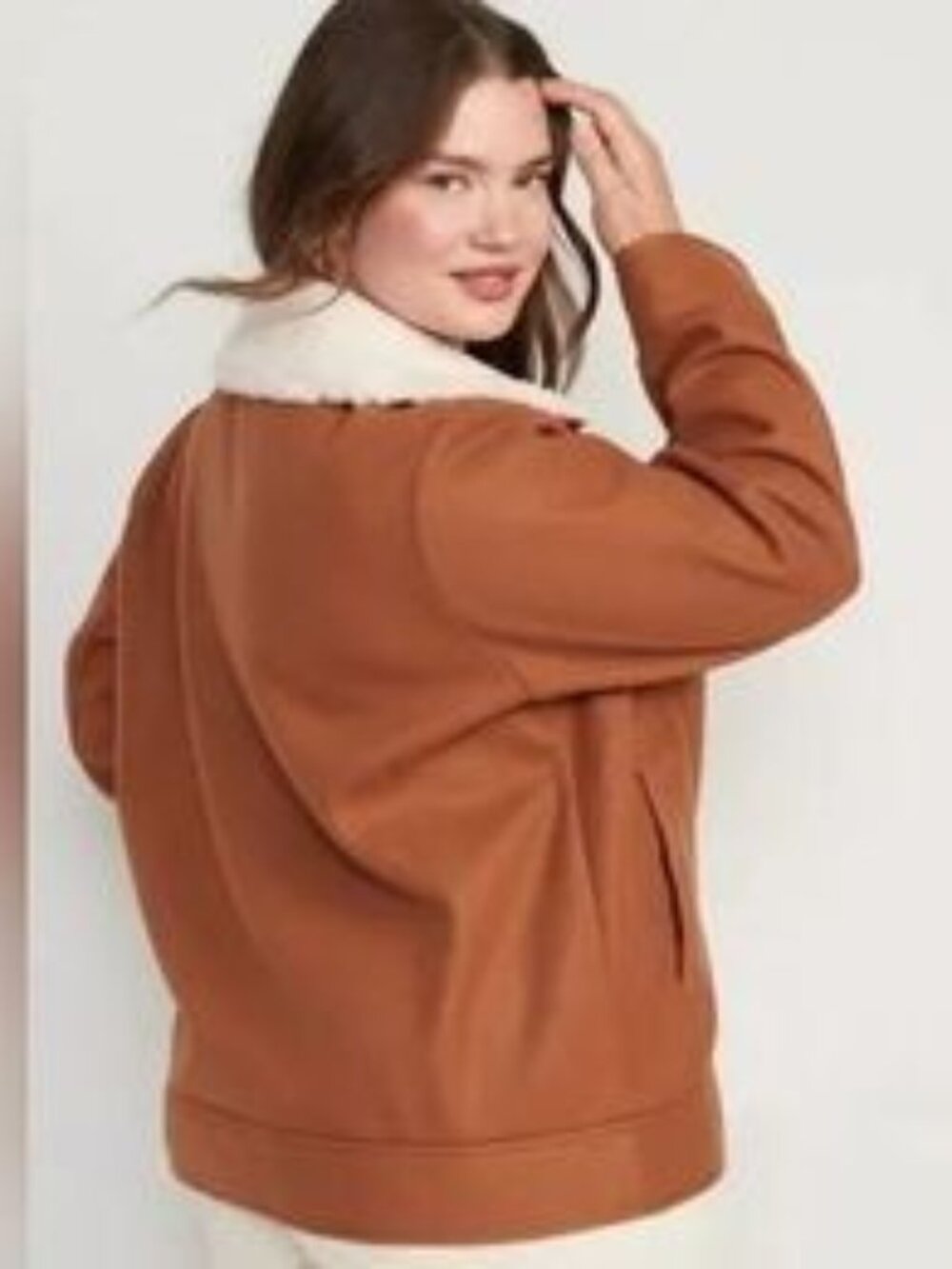 New, never Used - Old navy Sherpa Line Coat